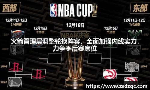 火箭管理层调整轮换阵容，全面加强内线实力，力争季后赛席位